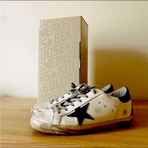 Golden Goose Superstar Mixed Leather Sneakers